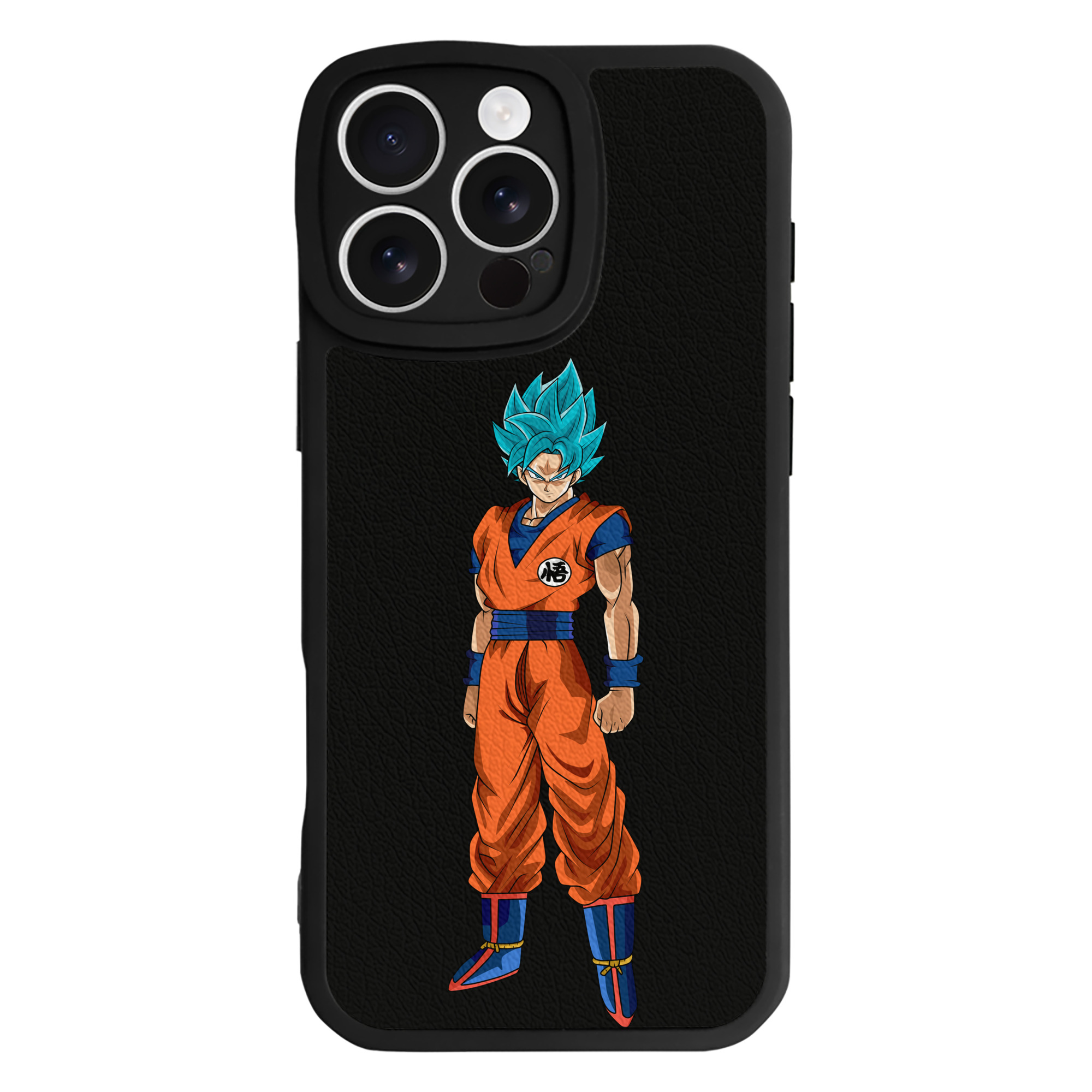 （画像用） ドラゴンボール 孫悟空（そん ごくう）Son Goku カカロット DRAGON BALL Kakarotto 【iPhone 16シリーズ対応】シリコンスマホケース（レザー調） 材質：シリコン